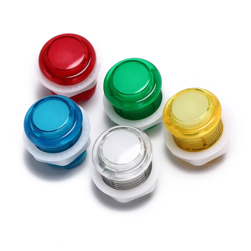 Arcade Push Button 24mm Led Illuminated 5v Buttons Built-in Switch For Joystick | Спорт и развлечения