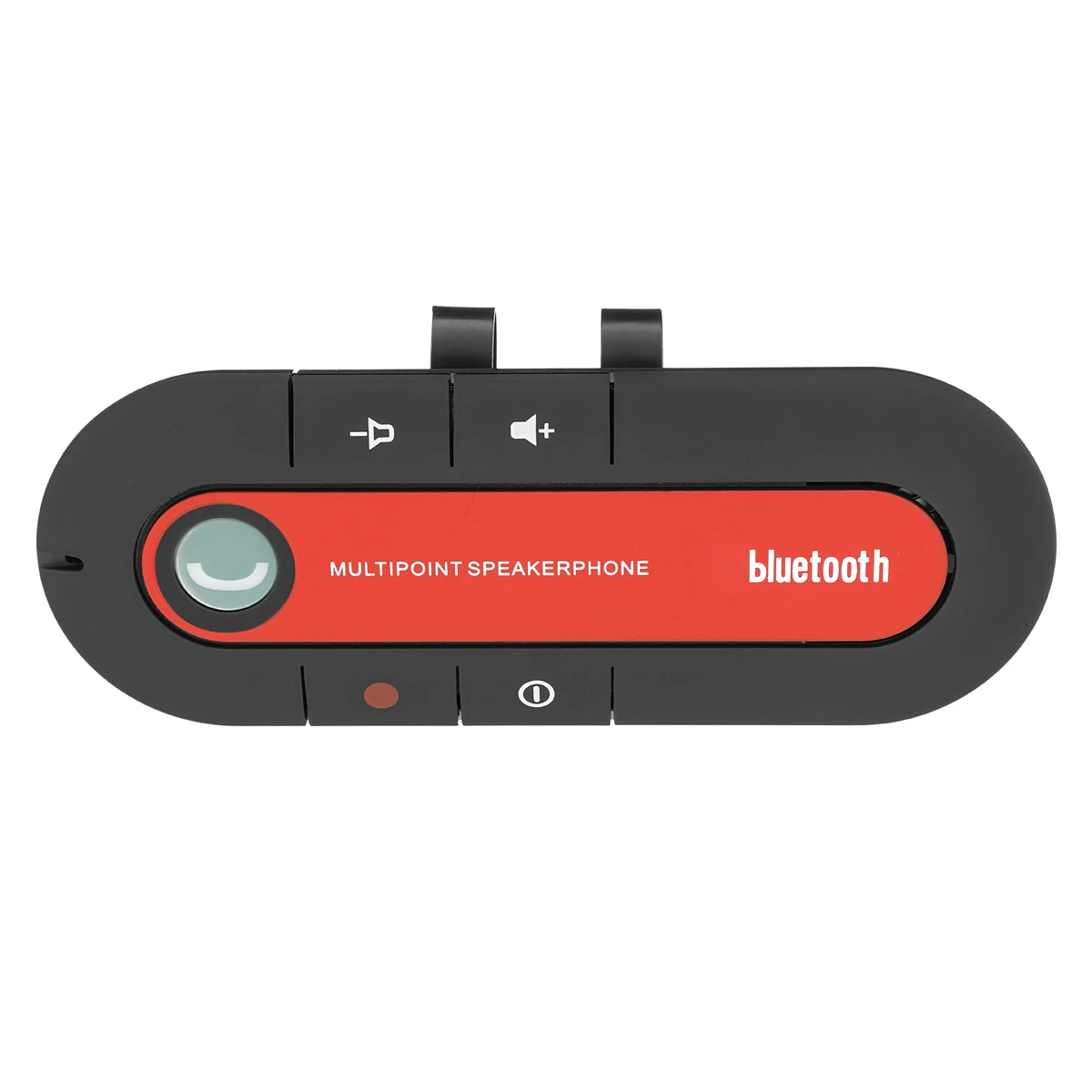 Портативный автомобильный беспроводной bluetooth пульт приемника с солнцезащитным козырьком, bluetooth Автомобильный мобильный телефон, музыкальный приемник - Название цвета: Красный