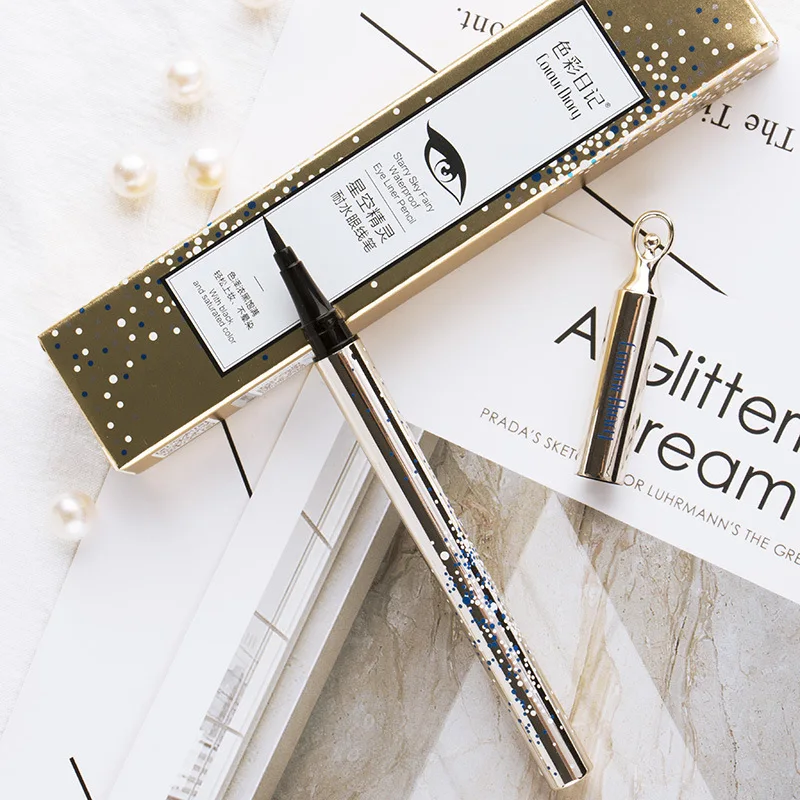 

Star Elf Waterproof Eyeliner, Sweat-Proof, Water-Proof, Not Easy To Decolorize Lasting Eyeliner Genuine подводка для глаз 1PCS