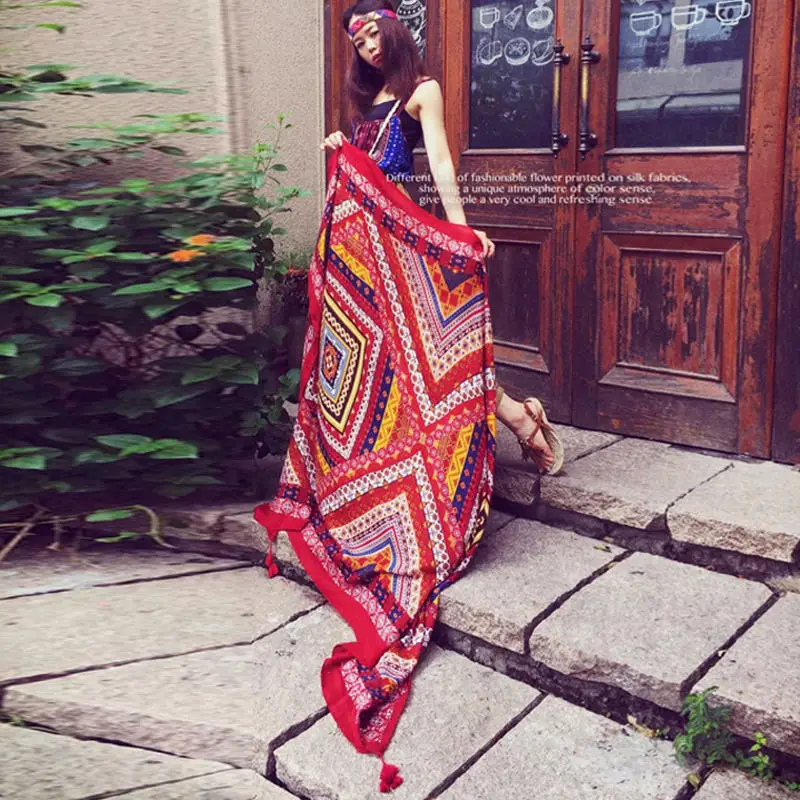 Индийский хиппи гобелен пляжное полотенце Йога коврик богемные Шали Обертывания