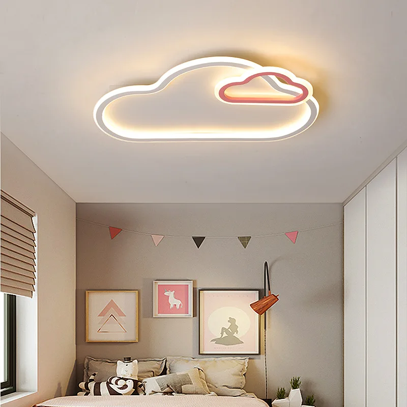 Children's lamp modern led ceiling Lights designed for boys girls bedroom study children's room cartoon Clouds lamp ceiling lamp