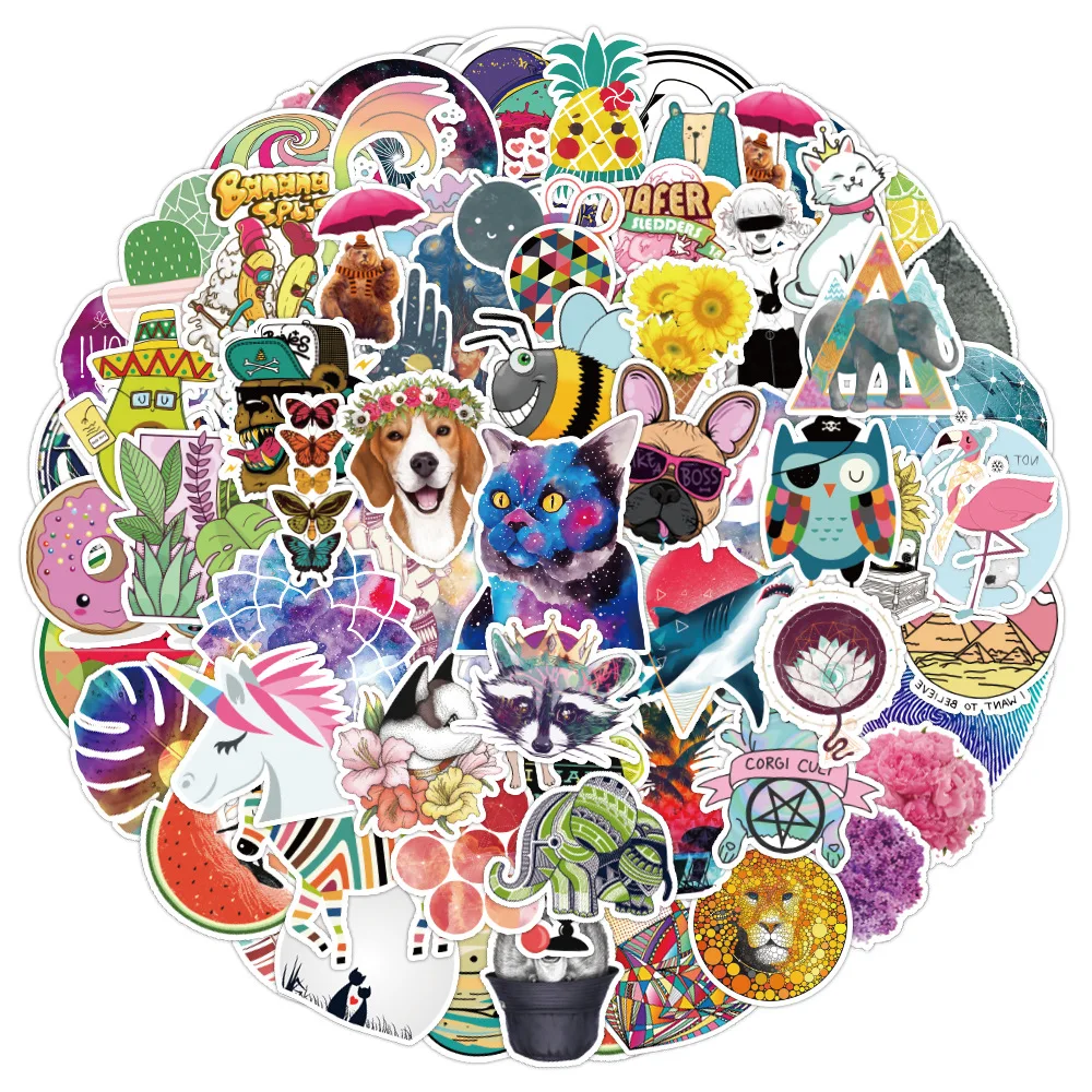 

Наклейки VSCO для ноутбука, скейтборда, 10/50/100 шт.