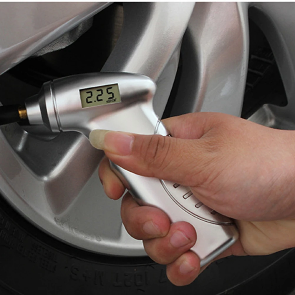 Цифровой манометр для шин ЖК дисплей с подсветкой барометр тестер автомобиля