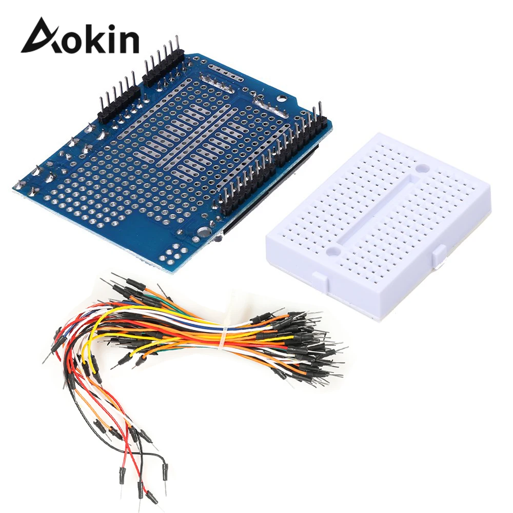 Плата расширения для UNO Proto Shield прототип с детской мини-печатной платой ARDUINO R3 |