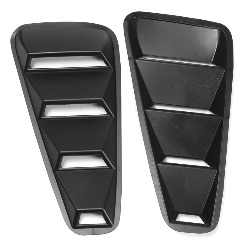 

2pcs 1/4 Quarter Side Window Louvers Scoop Cover Vent For Ford/Mustang 2005 2006 2007 2008 2009 2010 2011 2012 2013 2014