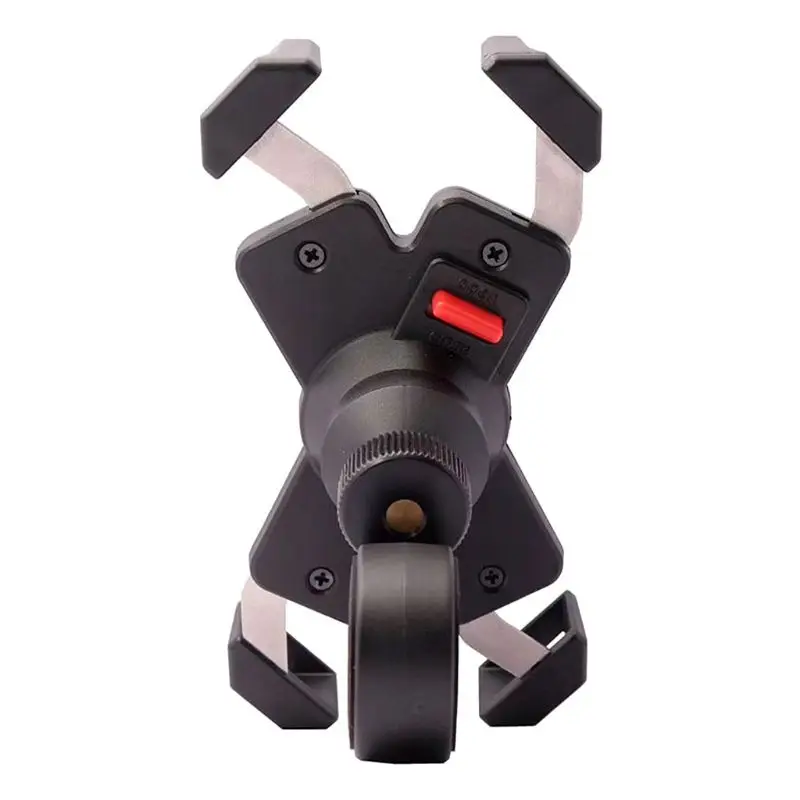 

360 Degree Rotary Motorcycle Phone Holder Universal Stainless Steel Smartphone Mount Support Bracket for Motorbike Rear View
