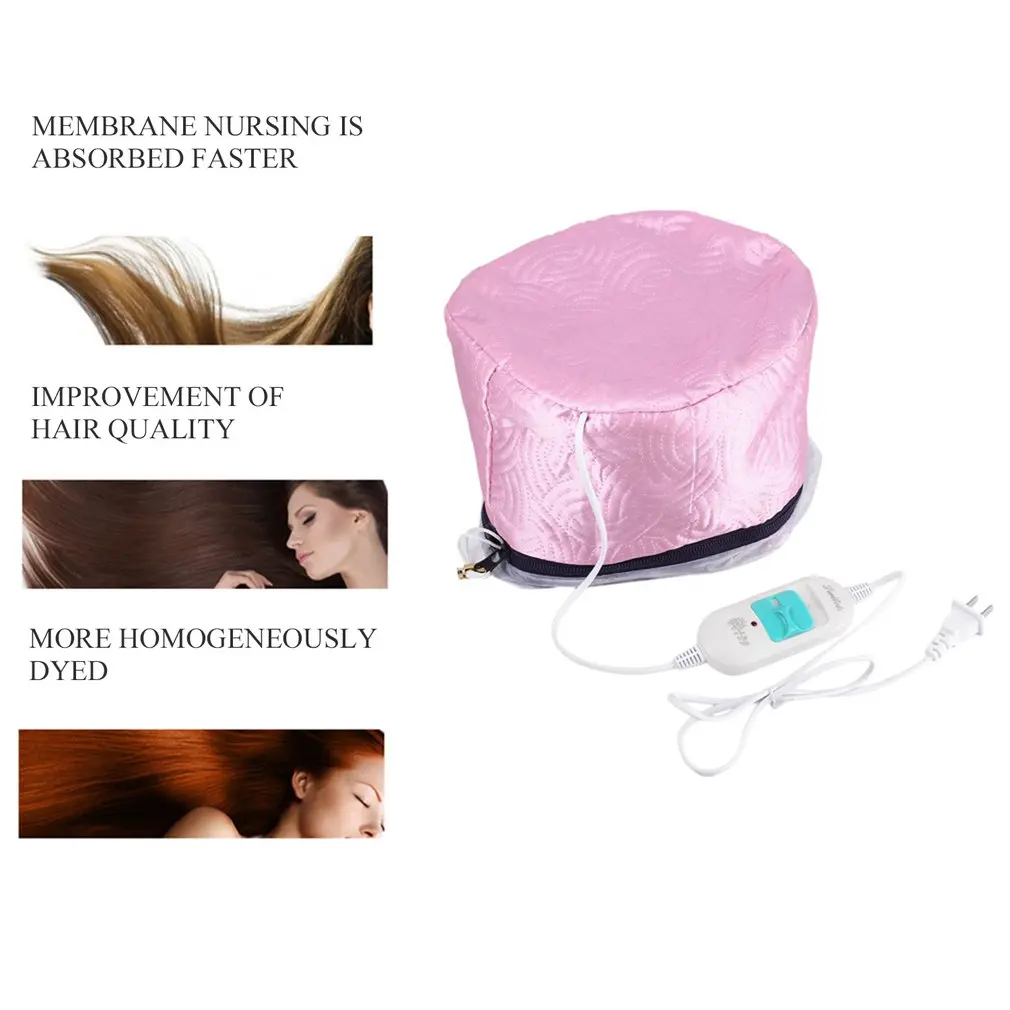 

Electric Hair Beauty Steamer Hair Mask Baking Oil Cap Hair Care Thermal Treatment SPA Cap Nourishing Security Heat Cap US Plug
