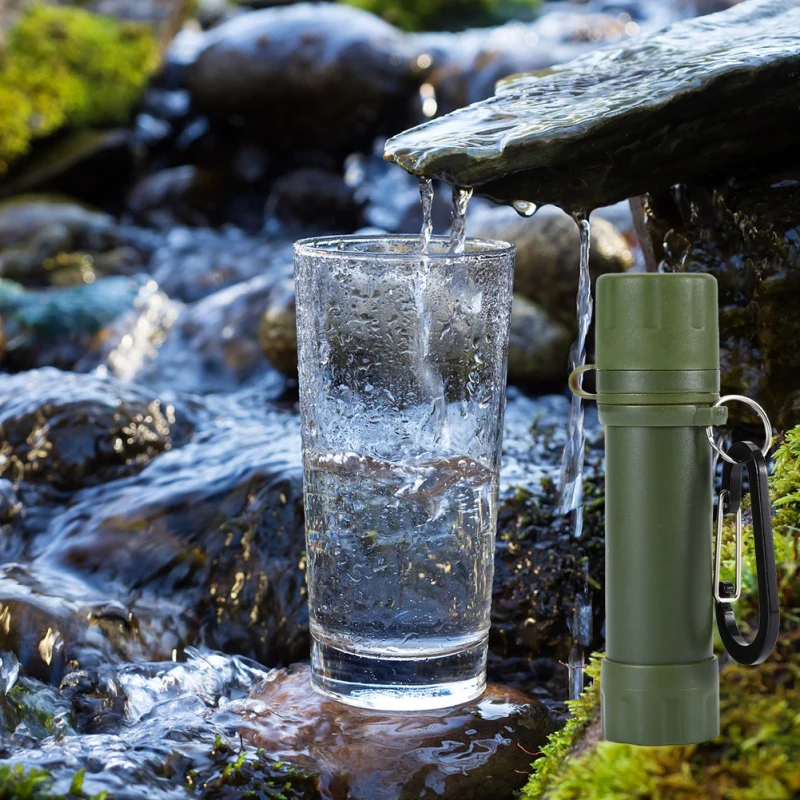 Travel Emergency Direct Drinking Water Purifier Straw Outdoor Survival Purification Filter Camping Hiking | Спорт и развлечения