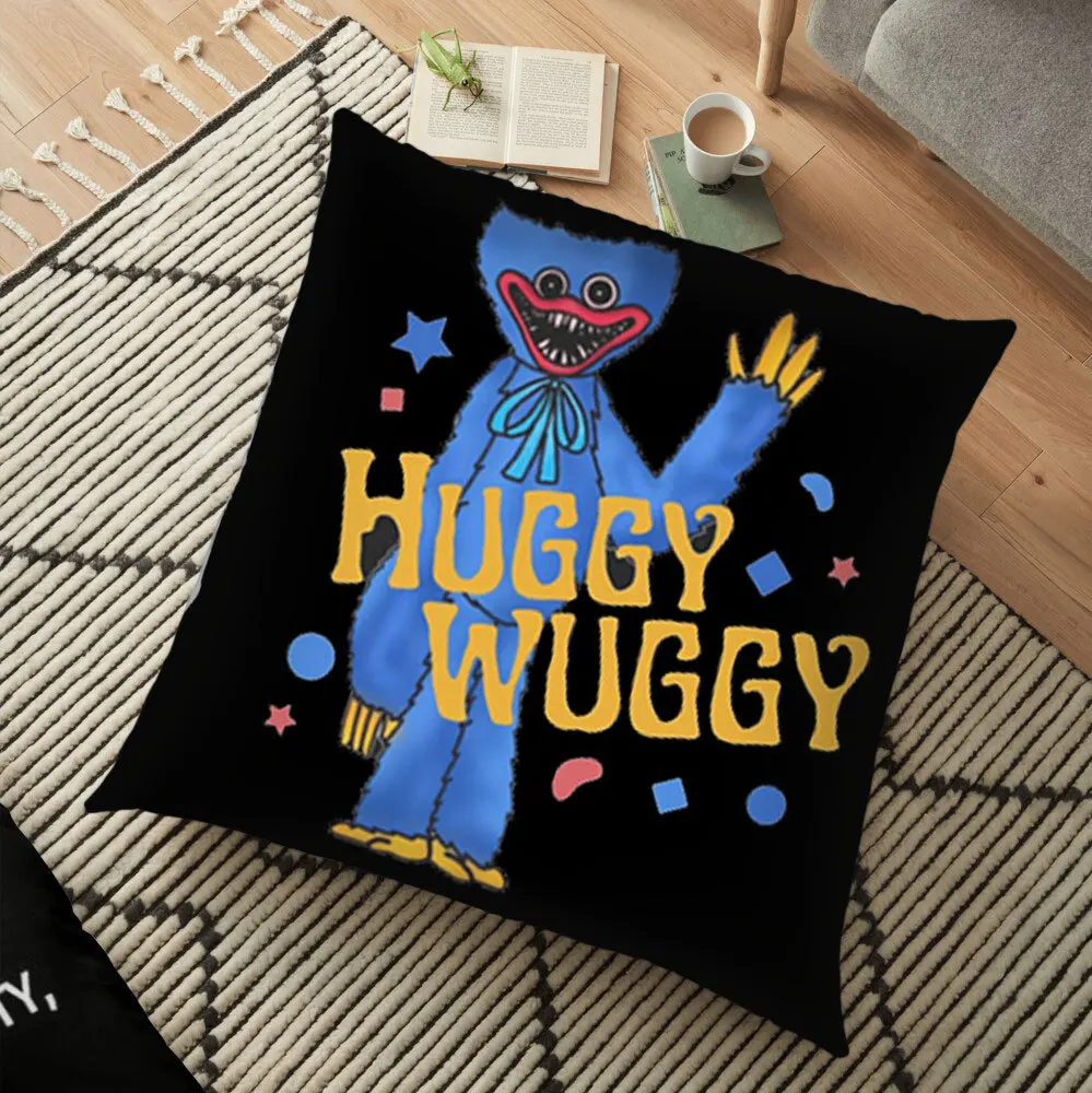 

Poppy Playtime Print Pillow Case Kids Cartoon Anime Huggy Wuggy Flannel Pillowcases Sofa Chair Car Cushion Covers