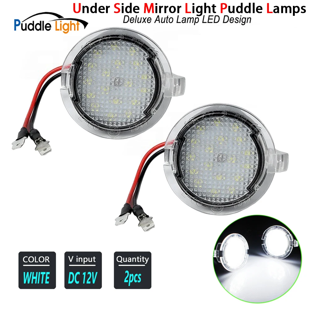 Высококачественная светодиодная подсветка для зеркала 2 шт. Ford Edge Fusion Flex Explorer Mondeo