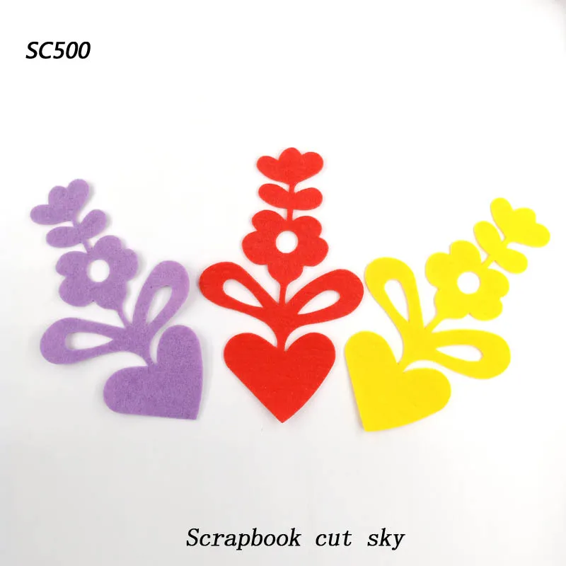 Большие цветы скрапбукинга вырезать небо и стальные деревянные штампы