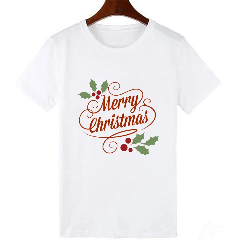 Showtly Superhero Marvel Merry Christmas Women T Shirt Kawaii Short Sleeve Harajuku Casual Vintage Super Soft Plus Size Tops - Цвет: 19bk1036-white