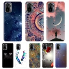 Силиконовый чехол с цветами для телефона Xiaomi Redmi Note 10, чехол 6,43 дюйма, красивая задняя крышка из ТПУ для Xiomi Redmi Note10 Pro, бампер, ракушки