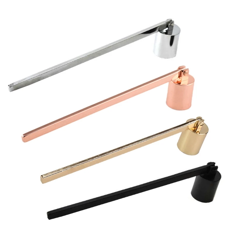 

Candle Extinguishers Flame Wick Tool Candle Snuffer Wick Snuffer Stainless Steel Candle Accessories for Tea Light Jar Candles