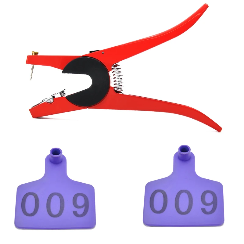 001 100 Количество крупного рогатого скота Ушные бирки фиолетовый - Цена: 3 250,71 руб.