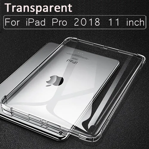 Защитный чехол для iPad Mini 5 4 1, высокопрозрачный ударопрочный защитный чехол из ТПУ для iPad Air 2 3 Pro - Цвет: Pro 2018 11