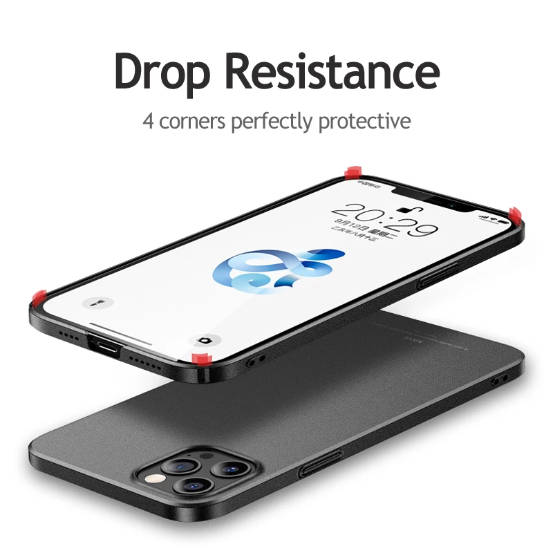 Case For iPhone 13 Pro Max Slim Matte Phone Case For iPhone 12 13 11 Pro Max Mini Xs Max XR X 7 8 6 6S PIus SE 2020 Back Cover