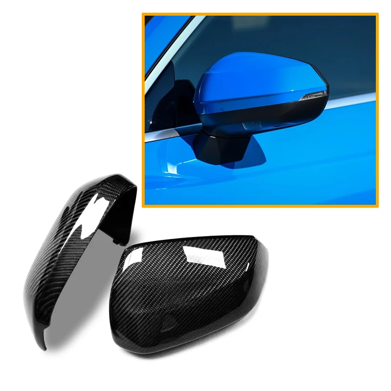 

Q2 Q3 carbon fiber side mirror Cover Replacement Carbon Rear view Mirror Caps for Audi Q2 Q3 2019 Original fitment