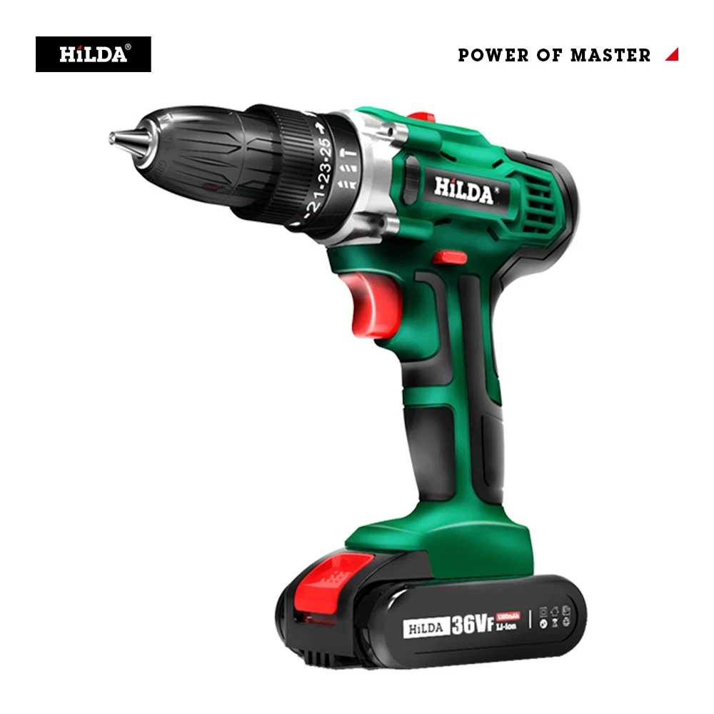 Электрическая дрель аккумуляторная отвертка литиевая батарея двухскоростная