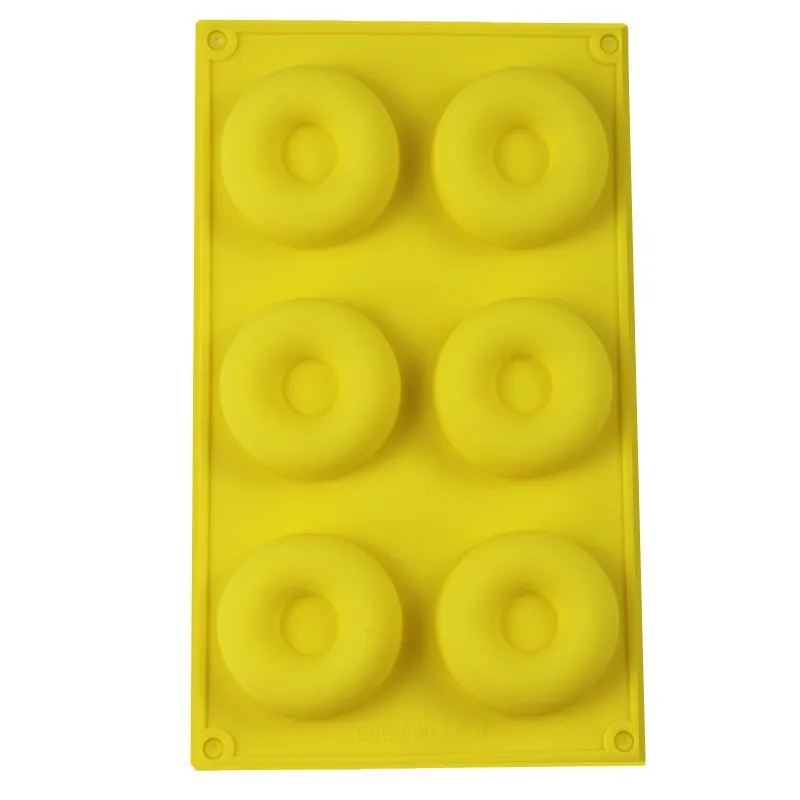 Силиконовая форма для торта в виде пончика 6 шт. круглая пудинга инструмент