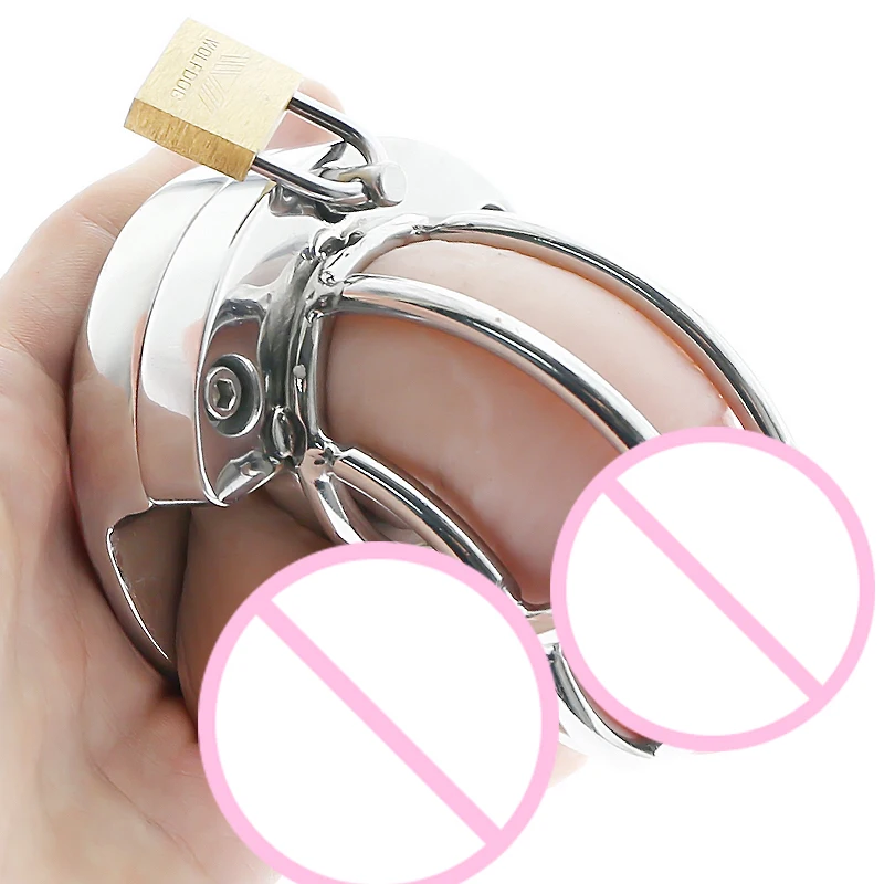 2 в 1 Пояс верности для мужчин с замком БДСМ секс-игрушки BS079