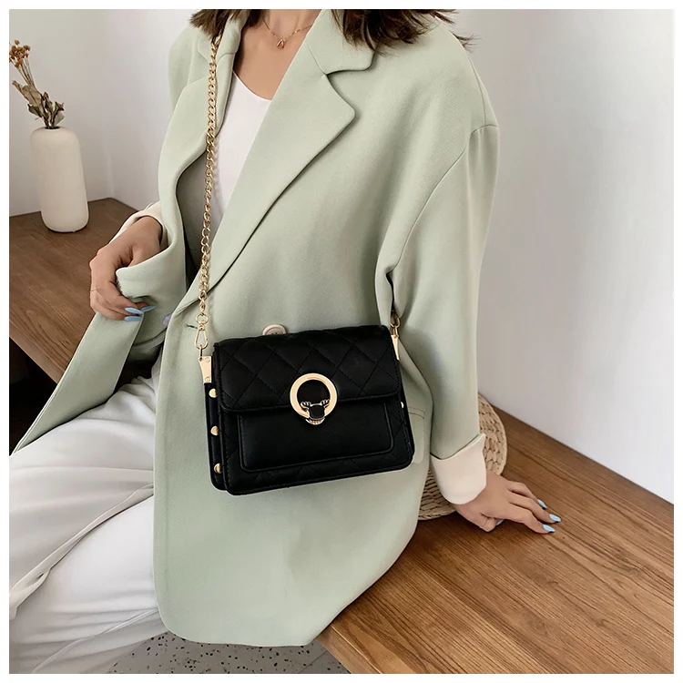 Роскошные кожаные мини-сумки через плечо для женщин 2020 сумка-мессенджер на