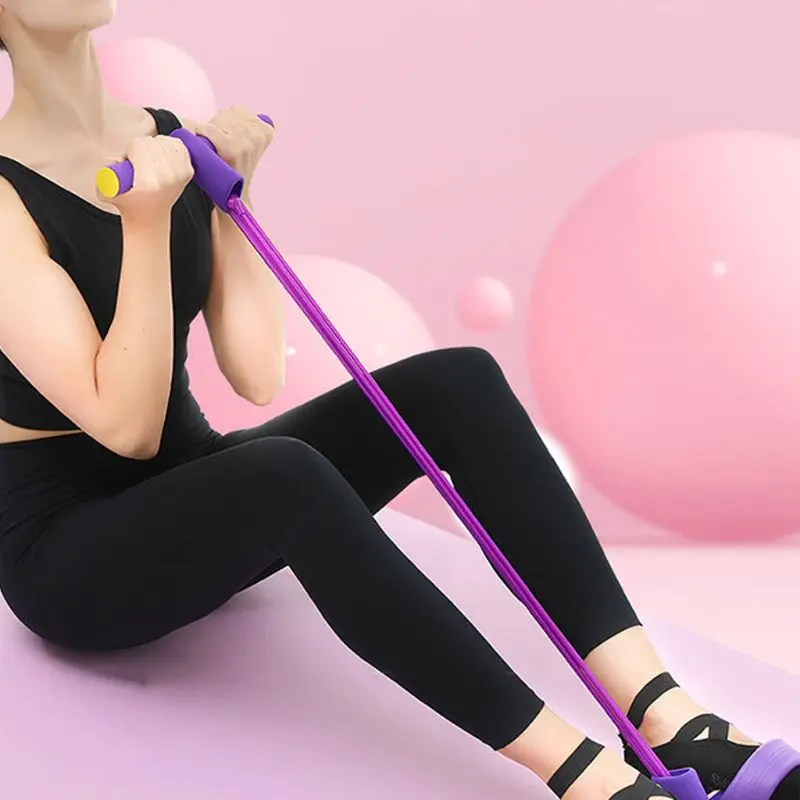 Педаль для фитнеса тренажер сидения эластичная лента упражнений оборудование