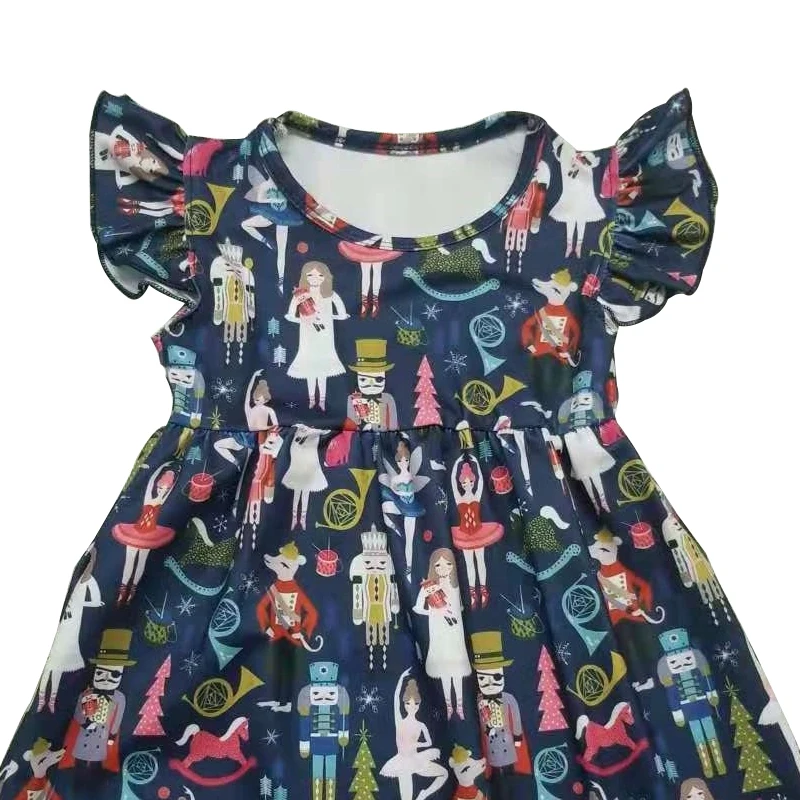 Модная детская одежда коллекция 2019 года платье с цветочным узором для девочек