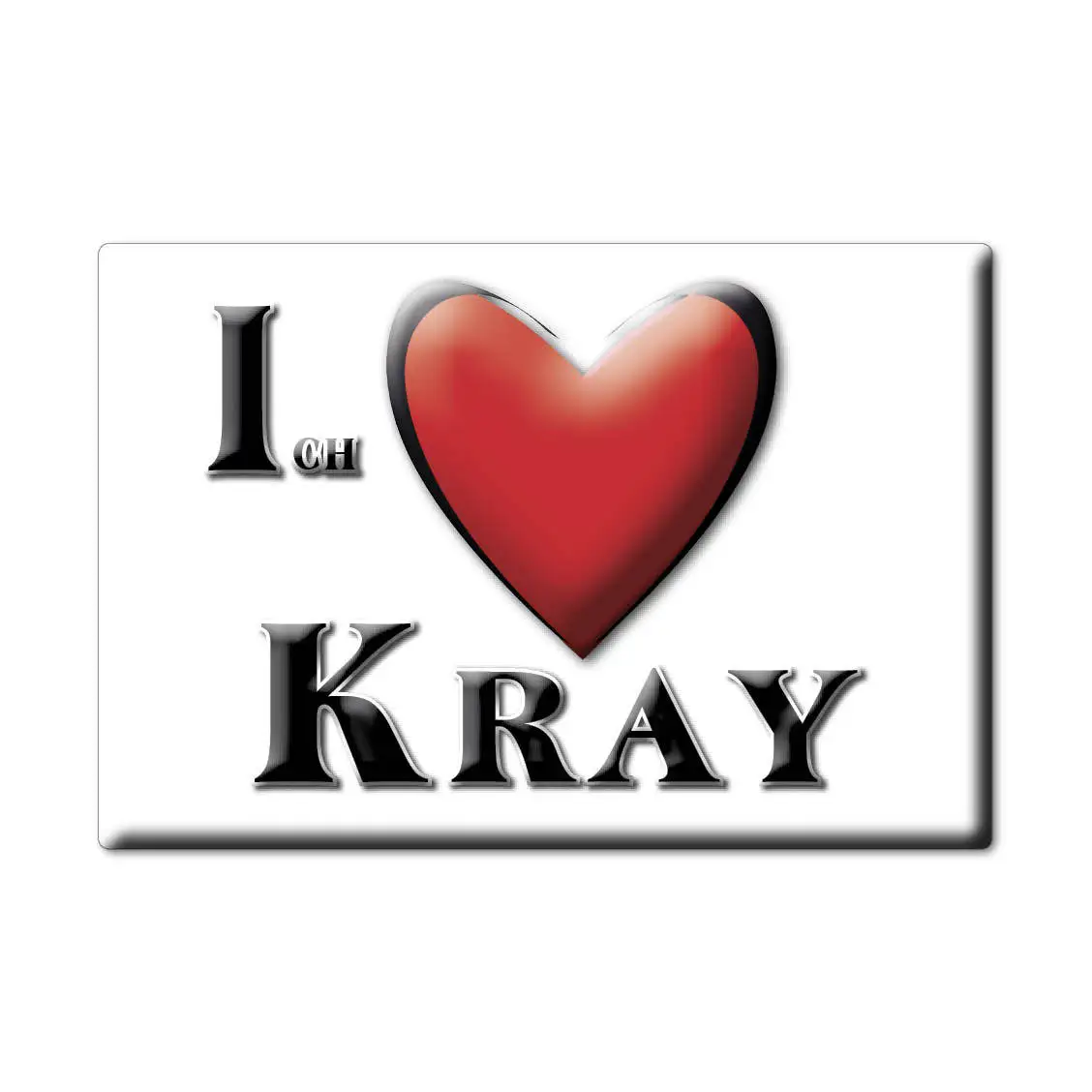 KRAY магнит lodeston NORDRHEIN WESTFALEN (NW) немецкий на холодильник сувенир I LOVE подарок|Магниты
