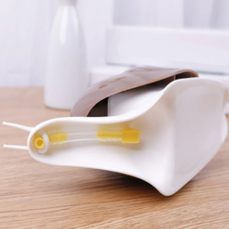 Портативный дозатор жидкого мыла 120 мл многоразовый в форме улитки|Дозаторы