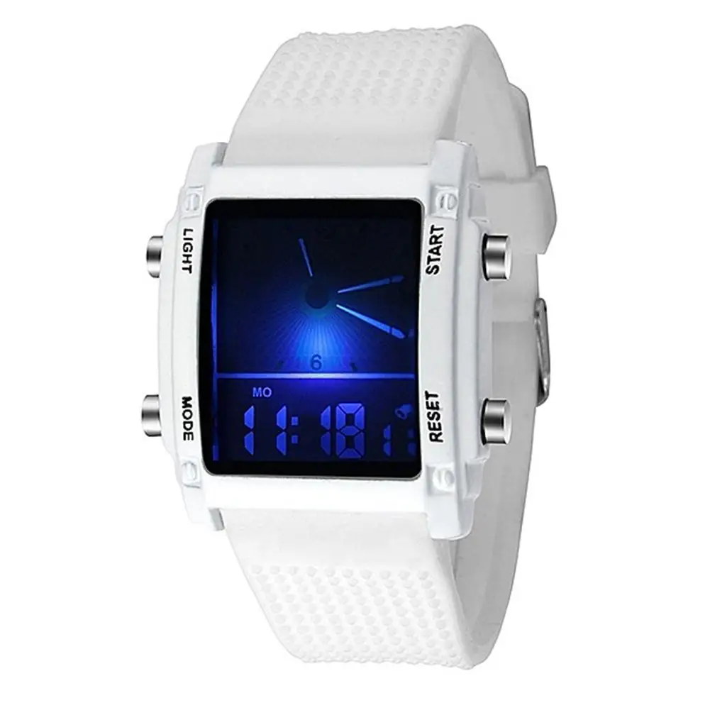 

Fashion Men Women Smart Watch Unisex Waterproof Dual LCD Chronograph Quartz Sport Digital Wrist Watch