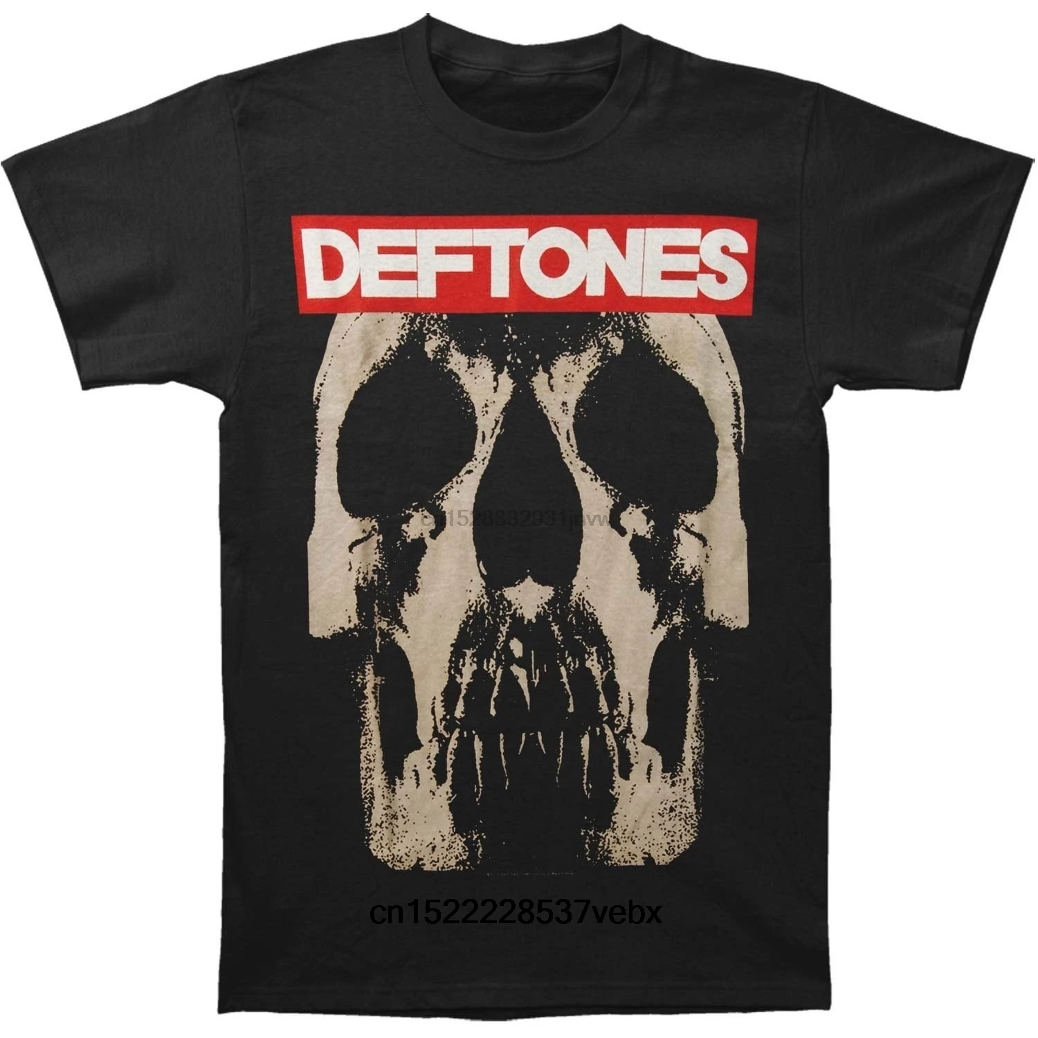 

Deftones Men Minerva Skull T-shirt Loose Short Sleeve Summer Fashion Men T-shirt