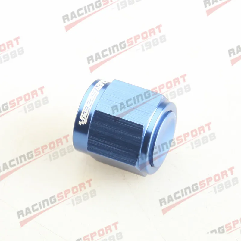 

New Aluminum Alloy 6AN AN-6 AN6 -6AN Flare Cap Block Off Fitting Adapter Blue