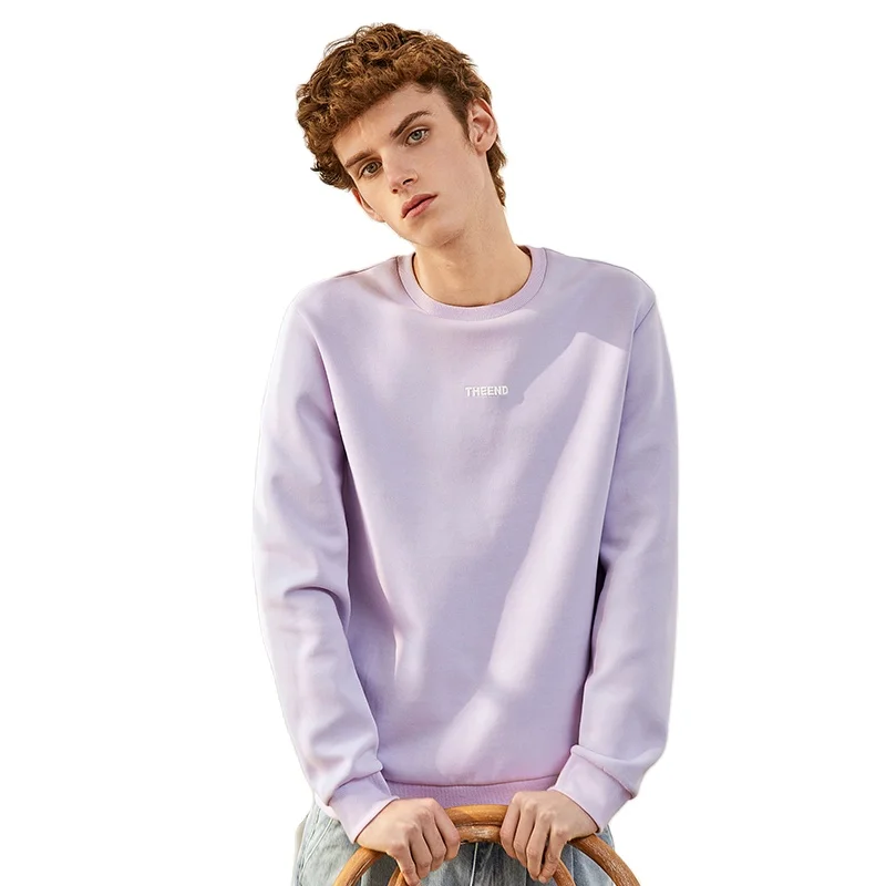 Толстовка SEMIR мужская с круглым вырезом свитер вышивкой хлопковый пуловер