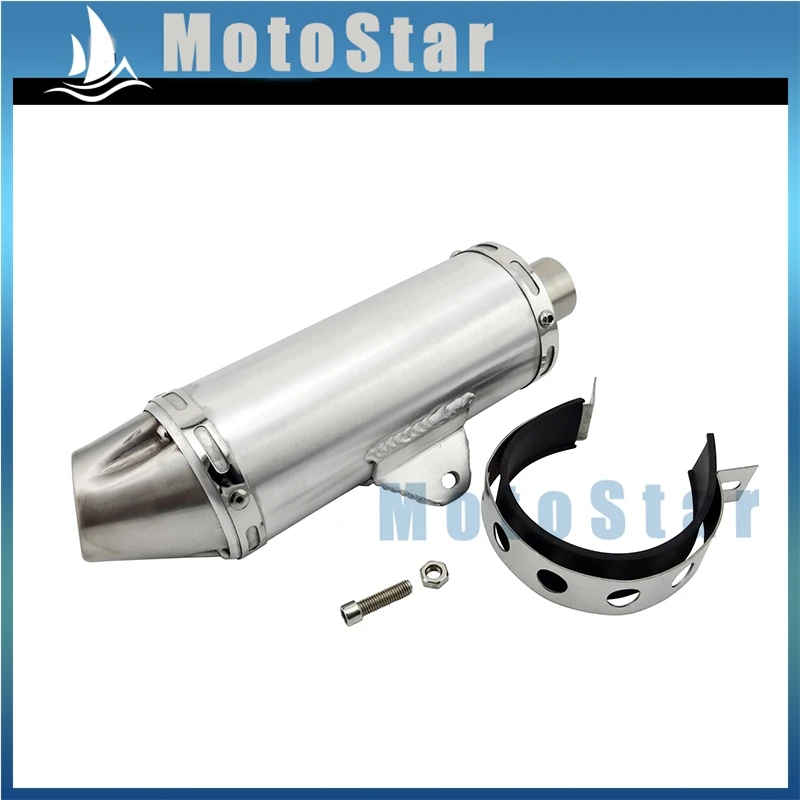 38 мм Глушитель T4 Стиль для 125cc 140cc 150cc 160cc 190cc CRF50 KLX110 для Dirt Pit Bike мотоцикл