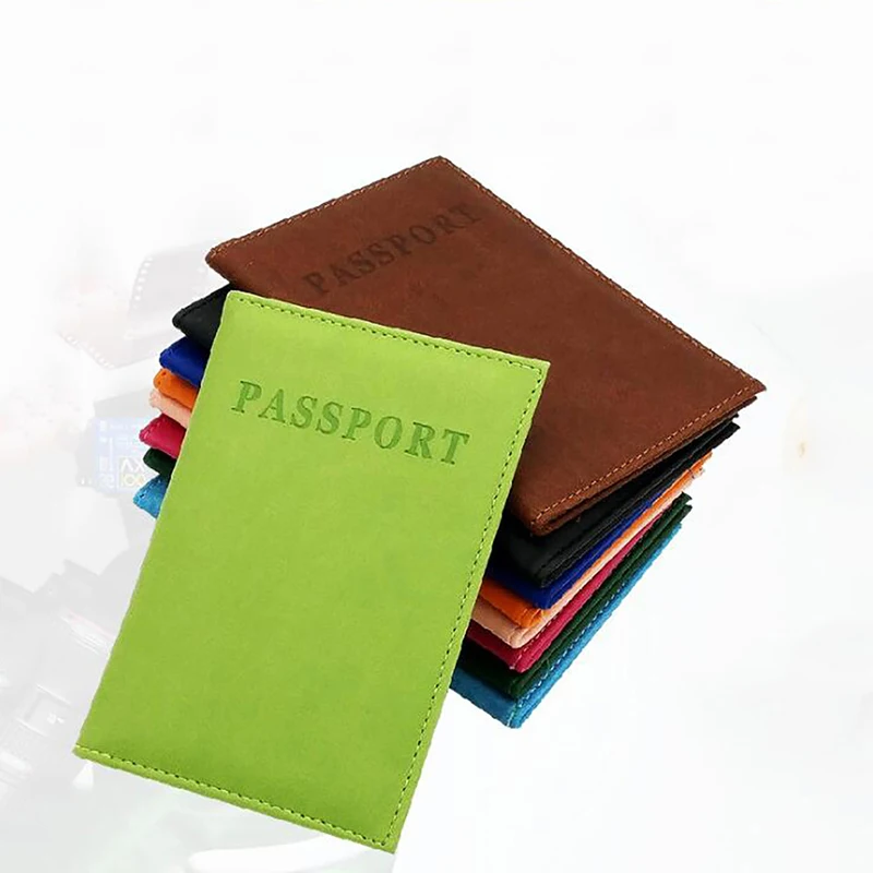 

Solid Style Passport Cover Waterproof Passport Holder Travel Cover Case Passport Holder High Quality Passport Packet