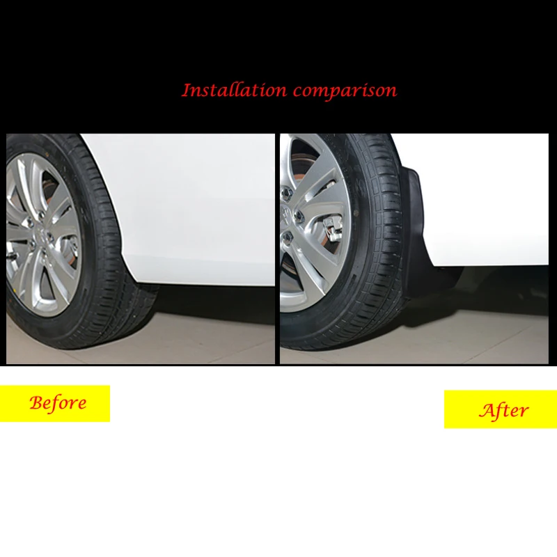 

4Pcs High-quality Soft Plastic Material Car Fenders, for Honda Sibo Rui/Odyssey/Fit/Car Fender Protection Decoration