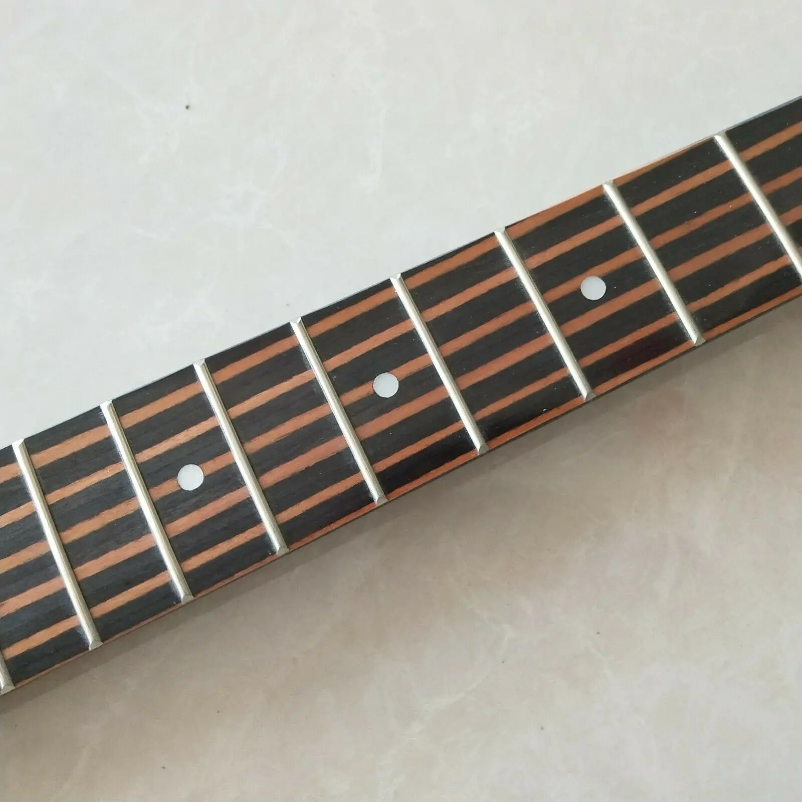 22 Лады Зебра деревянная Электрогитара шеи Для TL стиль блеск|Детали и аксессуары