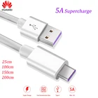 Оригинальный зарядный кабель Huawei P40 pro + 5A Type C P30 P20 Mate 30 20 10 Pro P10 Plus Lite USB 3. 0 Type-C кабель для суперзарядки