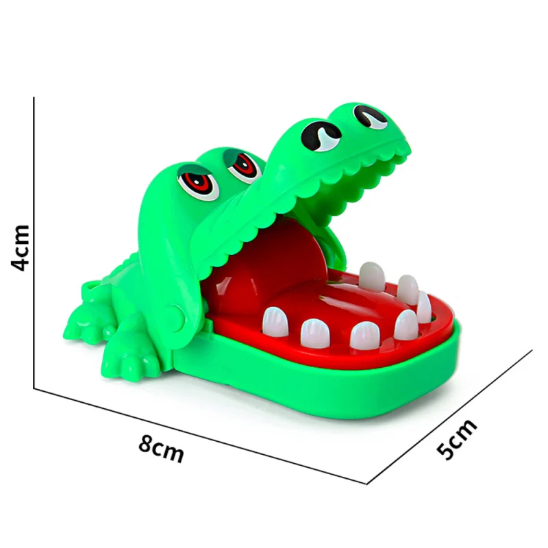 

Biting Hand Gag Toys Creative Funny Interactive Toy Mini Crocodile Portable Keychain Bite Jokes Toy Finger Game Children Gifts