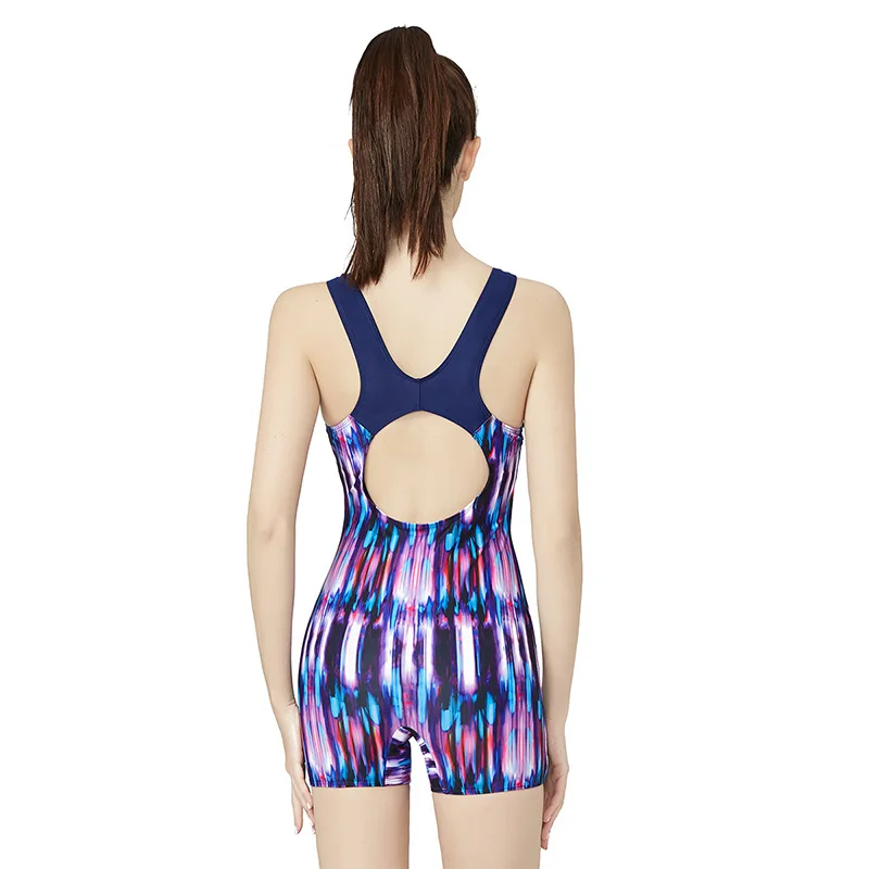 New Print One Piece Beach SwimWear Professional Bodysuit Women Push Up Water Sports Surfing Backless Bathing SwimSuit Free Ship