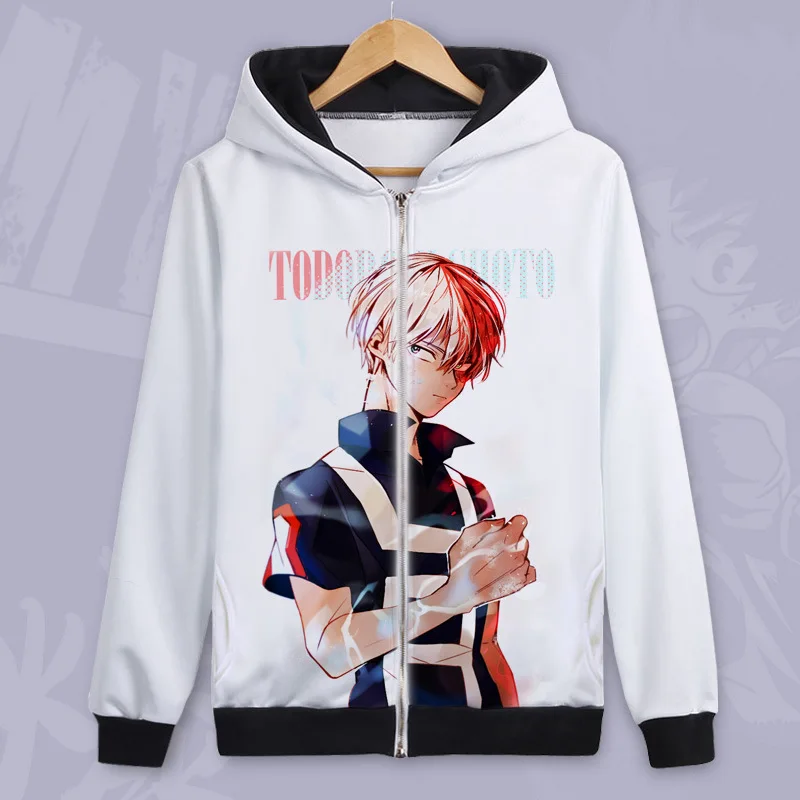 Мужская и Женская толстовка с капюшоном на молнии|Костюмы аниме| |