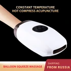 Массажер для рук с подогревом, оборудование для физиотерапии, прессотерапия, массажер для пальцев, устройство для массажа ладони, Сжатие воздуха