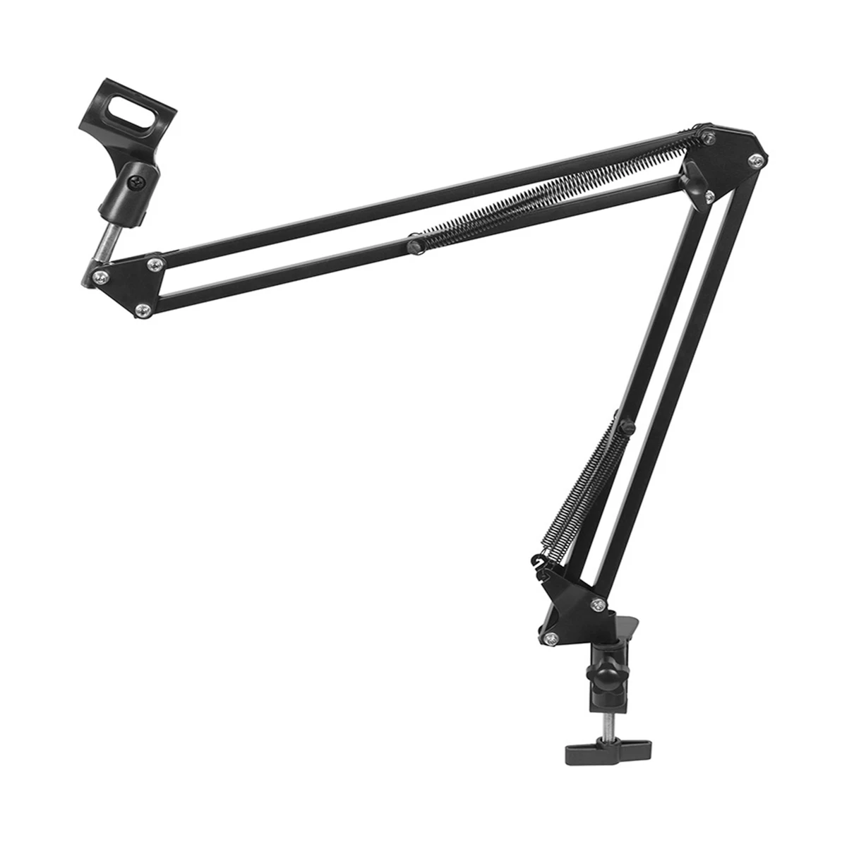 Складная подставка для микрофона Регулируемая металлическая длинная рукоятка