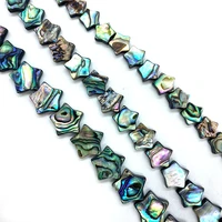 natural abalone shell star shape beads can be made fashionable charm ladies jewelry crafts free shipping loose beads wholesale