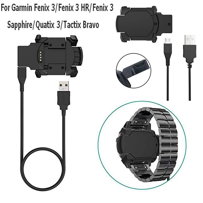 Новое зарядное устройство USB для Garmin Fenix 3/Fenix 3 HR ремешок часов Ремешок быстрой