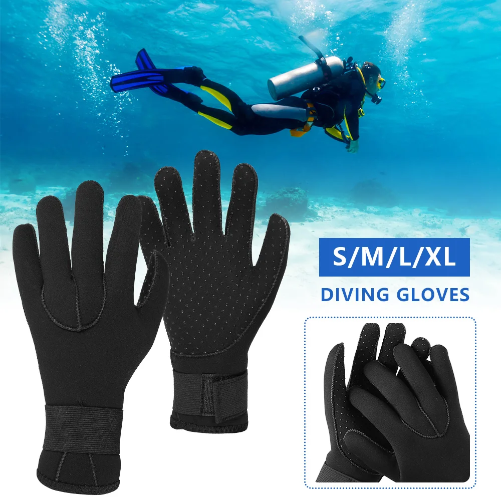 

Неопреновые перчатки для дайвинга гидрокостюмная кожа для серфинга подводного плавания с защитой от холода рукавицы для водных видов спор...