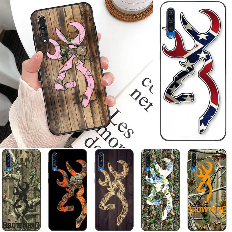 

Camo Browning DIY Printing Phone Case For Redmi 9A 8A 7 6 6A Note 9 8 8T Pro Max Redmi 9 K20 K30 Pro Black Soft TPU Case