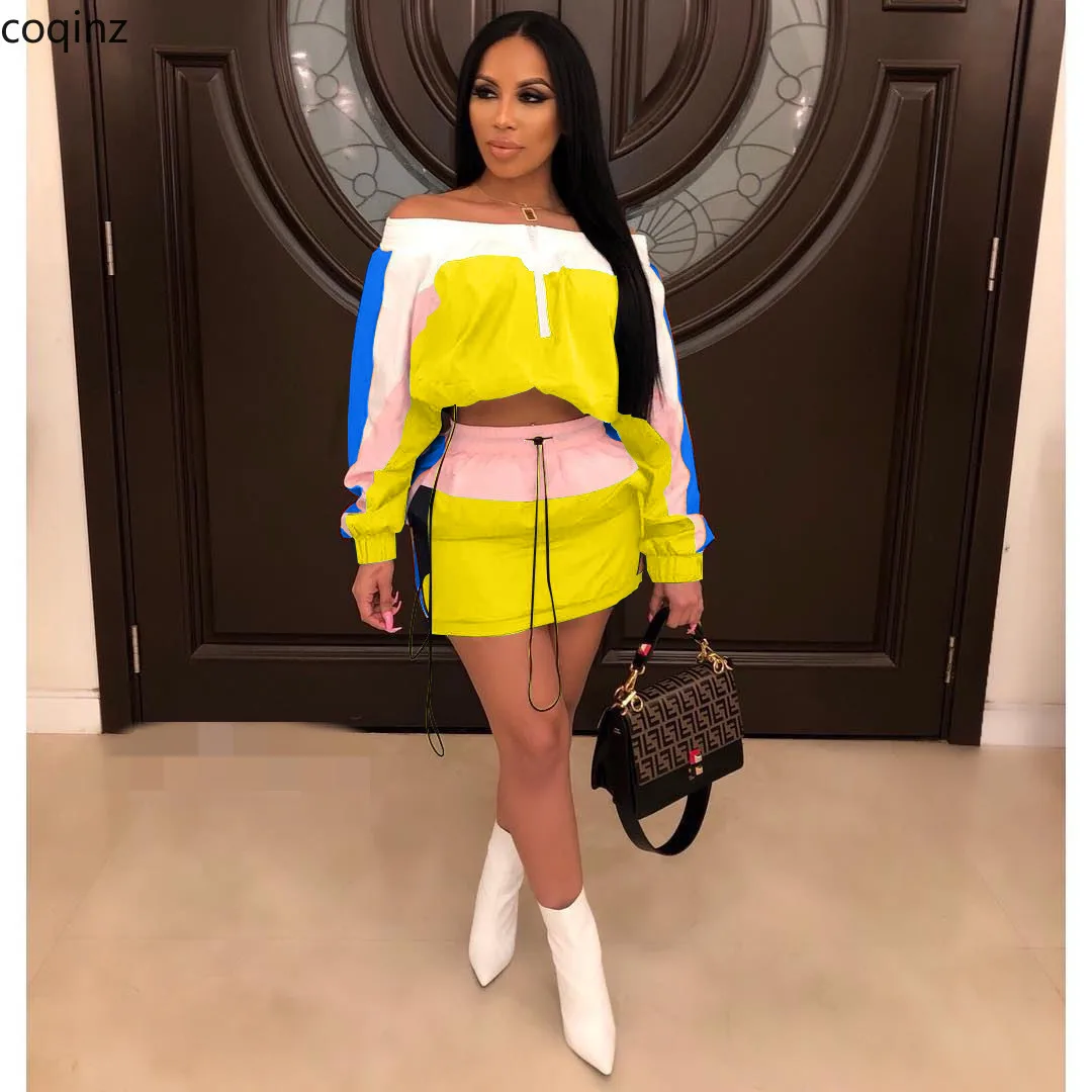 Летний комплект из двух предметов размера плюс 2020 топа и юбки Женский 2 комплекты