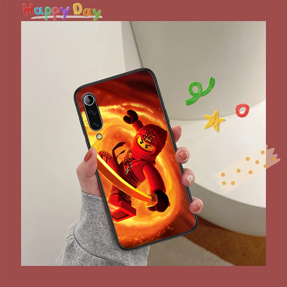 

Legos Ninjagos Phone Case For XIAOMI MI Note 8 9 T 10 Pro Lite SE A2 A3 POCO X M MAX 2 3 black Funda Luxury Cover Tpu Cell Soft